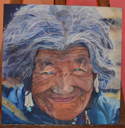 Grand - mère tibétaine